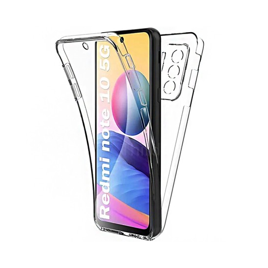 360º Silicon Case for Xiaomi Redmi 10 Transparent